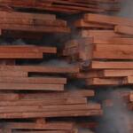 steaming wood